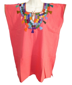 Blusa San Cristóbal Coral/Multicolor (XL) - comprar en línea