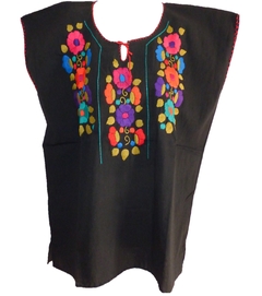 Blusa Mod027 Negra/Multicolor #004 (XL) - tienda en línea