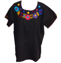 Blusa Mod029 Negra/Multicolor #005 (M) - comprar en línea
