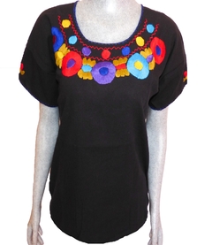 Blusa Mod029 Negra/Multicolor #003 (S) - comprar en línea