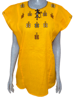 Blusa Mod048 Amarillo/Mariposas (M) - comprar en línea