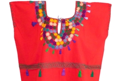 Blusa San Cristóbal Roja/Multicolor (XL) en internet