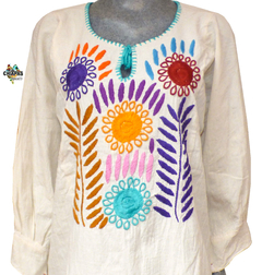 Blusa Consuelo Beige/Multicolor #004 (L)