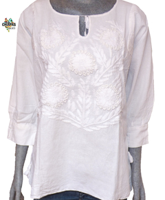 Blusa Consuelo Blanca/Blanco #002 (L)