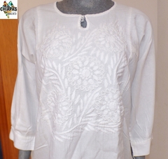 Blusa Consuelo Blanca/Blanco #008 (L) - comprar en línea