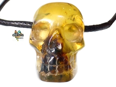 Escultura En Ámbar Dije Cráneo De Ámbar (YL2) - comprar en línea