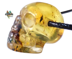 Escultura En Ámbar Dije Cráneo De Ámbar (YL2) en internet