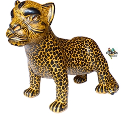 Jaguar de Barro Mantequilla (27 CM)