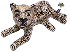Jaguar de Barro Beige Cálido (28.5 CM)