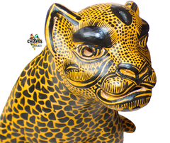Jaguar de Barro Mantequilla (27 CM) - comprar en línea
