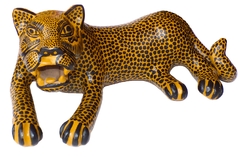 Jaguar de Barro Mantequilla (40 CM)