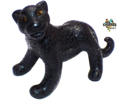 Jaguar De Barro Negro (14 CM)