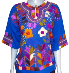 Blusa Milpa Azul Rey/Multicolor #001 (S)