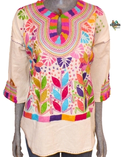 Blusa Milpa Beige/Multicolor #006 (L)