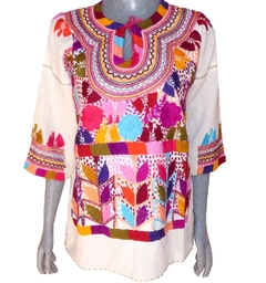 Blusa Milpa Beige/Multicolor #013 (M) (c