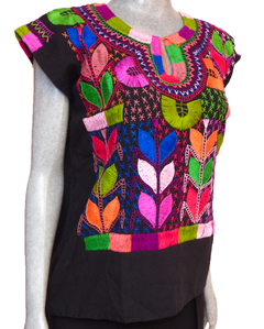 Blusa Milpa Negra/Multicolor #004 (S) - comprar en línea