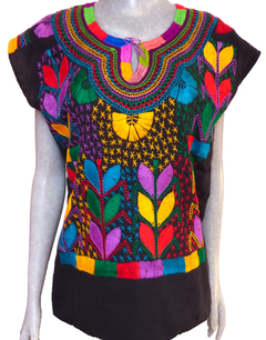 Blusa Milpa Negra/Multicolor #017 (S)