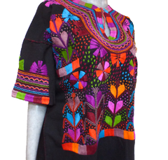 Blusa Milpa Negra/Multicolor #012 (XL) - comprar en línea