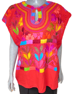 Blusa Milpa Roja/Multicolor #004 (XL)