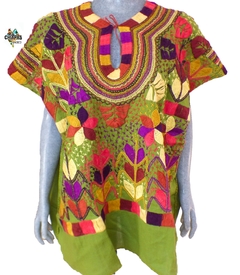 Blusa Milpa Verde/Multicolor (4XL) - comprar en línea