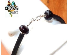 Pulsera con Tubo De Ámbar & Plata (#4) - tienda en línea