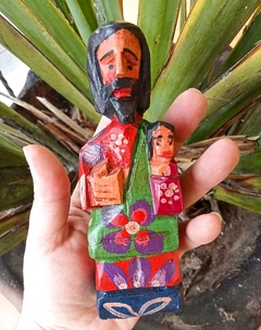 Figura San José de Madera Antigua Guatemala (12.8 CM) en internet
