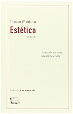 Estética (1958/59) - Theodor W. Adorno