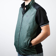 Chaleco calefaccionado usuahia vest costado verde militar