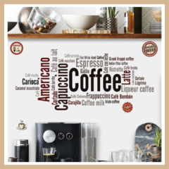 Wallsticker Autoadhesivo Vinilo Muresco Coffee