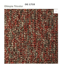 Alfombra Boucle Olimpia Tricolor 100% Nylon Alto Transito - comprar online