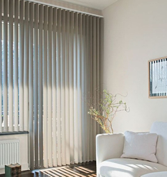 Cortinas Bandas Verticales Tela Rio Semi Opaca De Sunset Hd - comprar online