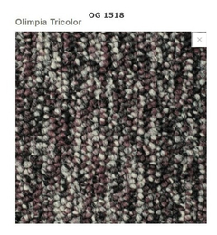 Alfombra Boucle Olimpia Tricolor 100% Nylon Alto Transito - tienda online