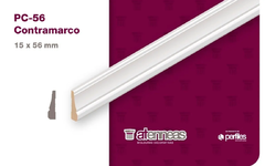 Contramarco Pc-56 Pre Pintado Blanco, 56mm X 2.75 Mts