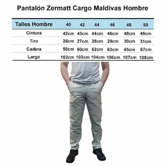 Pantalón Cargo Zermatt Maldivas Hombre - comprar online
