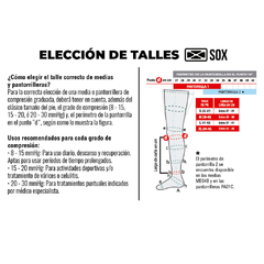 Medias De Compresion Sox Me23c Para Descanso 15-20 Mmhg - comprar online