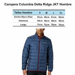 Campera Duvet Columbia Delta Ridge Down Jacket Hombre - comprar online