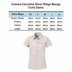 Camisa Columbia Silver Ridge Manga Corta Mujer - comprar online