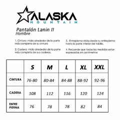 Pantalon Trekking Alaska Lanin Desmontable Hombre - comprar online