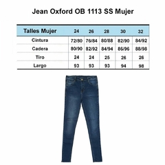 Jean Marca Oxford Ob 1113 Ss Mujer Skinny Fit - comprar online
