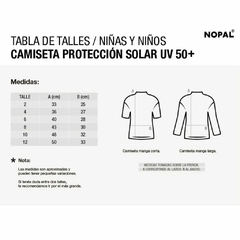 Remera Protección Solar Nopal Manga Larga Niños - comprar online