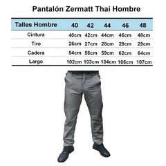 Pantalón Trekking Zermatt Thai Hombre - comprar online