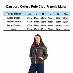 Campera Oxford Polo Club Francis Reversible Mujer - comprar online
