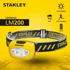Linterna Frontal Stanley 200 Lumens Con Pilas Minero Running en internet