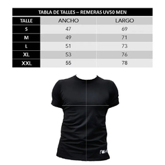 Remera Folau Lycra Protección Uv 50 Hombre - comprar online