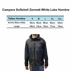 Campera Zermatt White Lake Softshell Hombre - comprar online