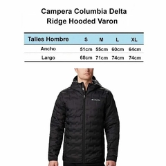 Campera Duvet Columbia Delta Ridge Down Hooded Hombre - comprar online