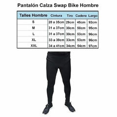 Calza Ciclismo De Lycra Swap Bike Ultra Hombre Con Badana - comprar online