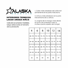 Remera Termica Alaska Lakar Niños Y Niñas Manga Larga - comprar online