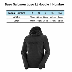 Buzo Salomon Logo Lt Hoodie II Hombre Casual - comprar online