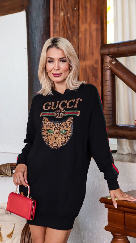 Vestidos gucci curtos sale